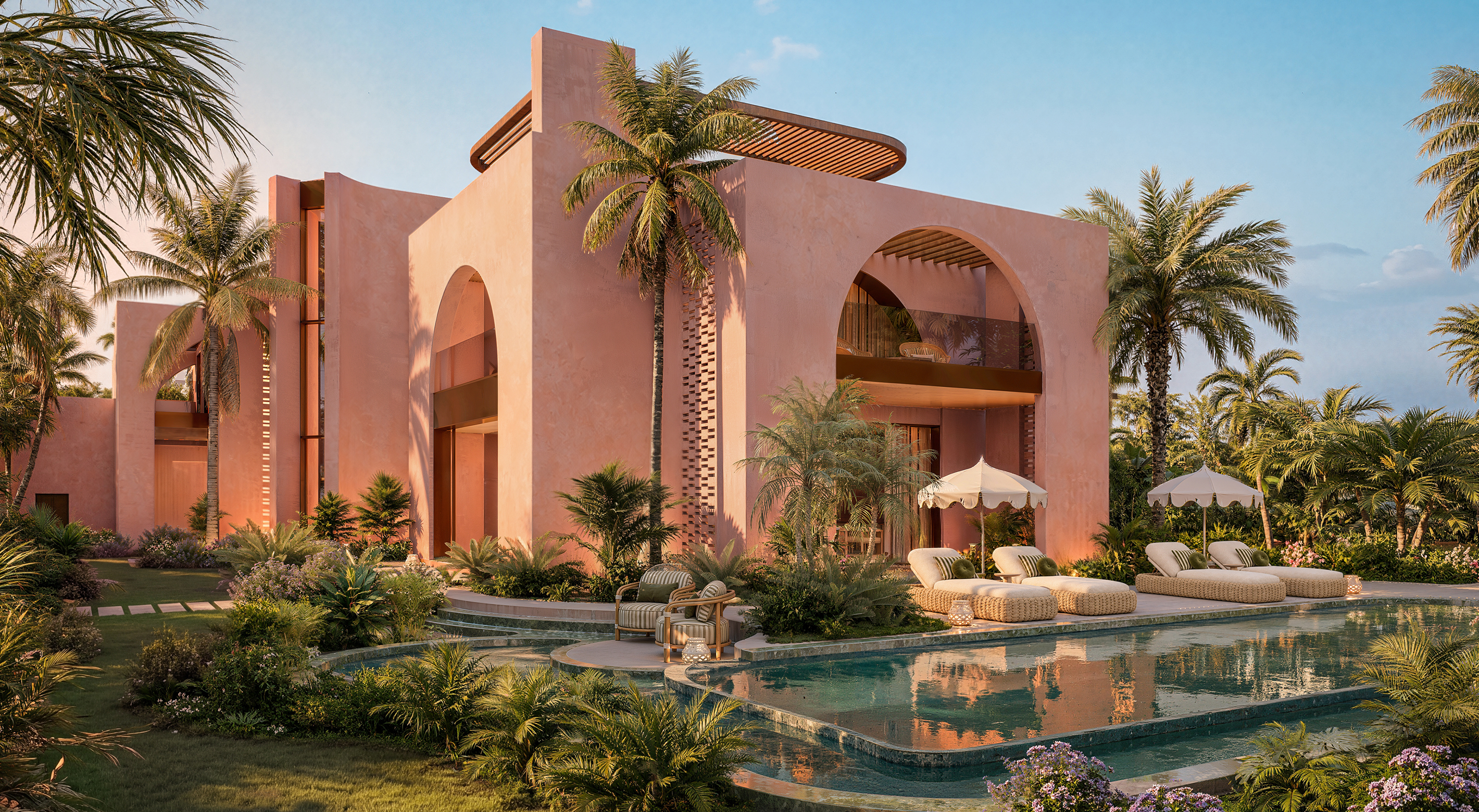 Delano Marrakech villa exterior